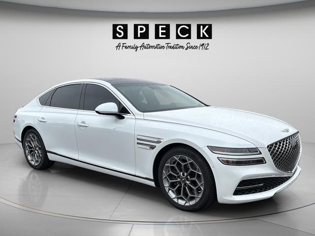 used 2022 Genesis G80 car, priced at $36,183