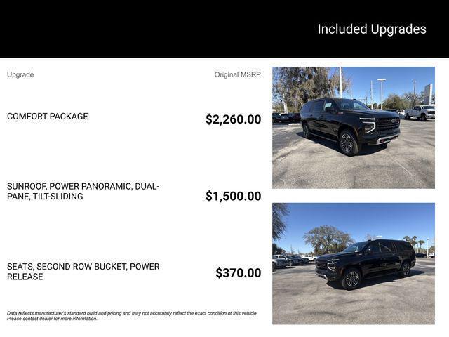 new 2026 Chevrolet Suburban car, priced at $77,830