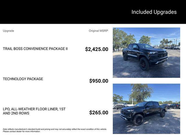 new 2026 Chevrolet Colorado car, priced at $40,004