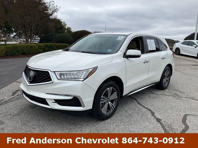 used 2017 Acura MDX car, priced at $19,500