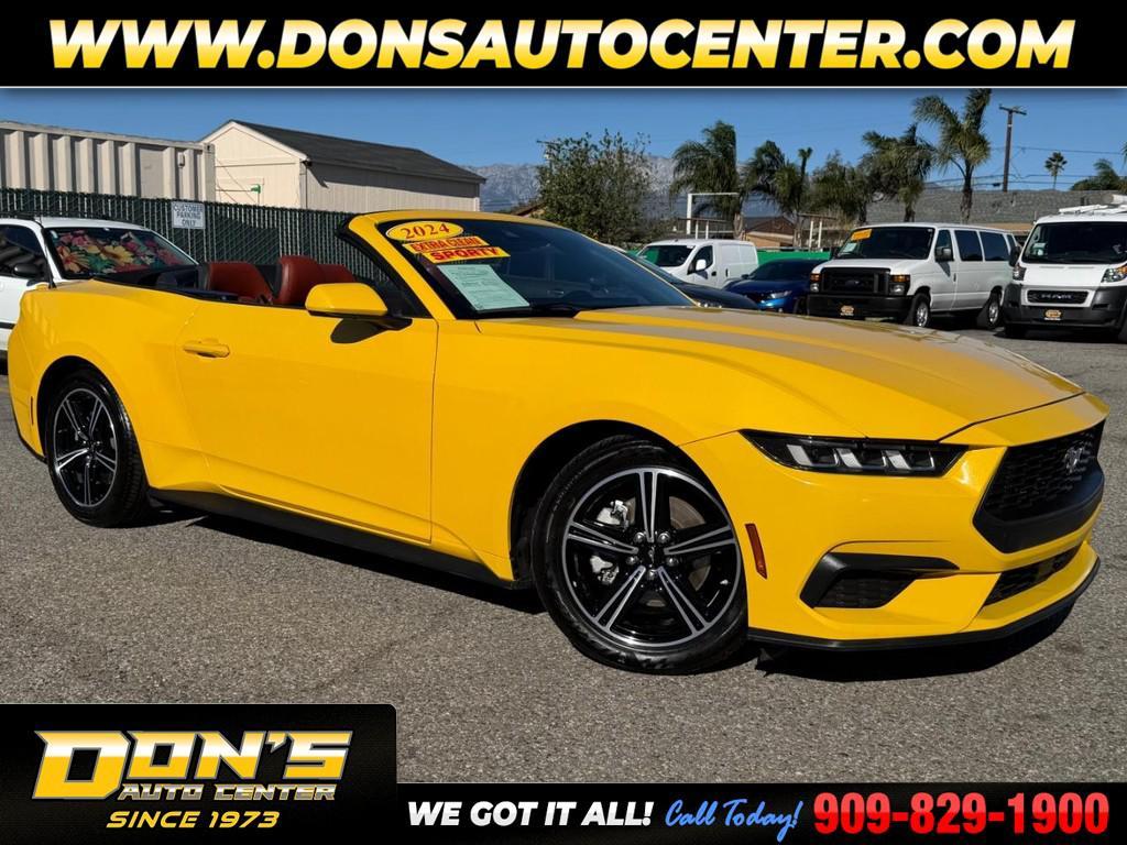 used 2024 Ford Mustang car, priced at $23,979