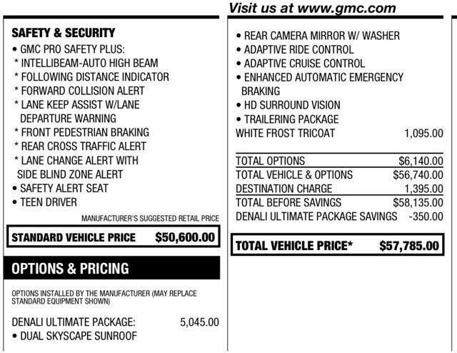used 2023 GMC Acadia car, priced at $35,974