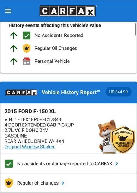 used 2015 Ford F-150 car, priced at $11,974