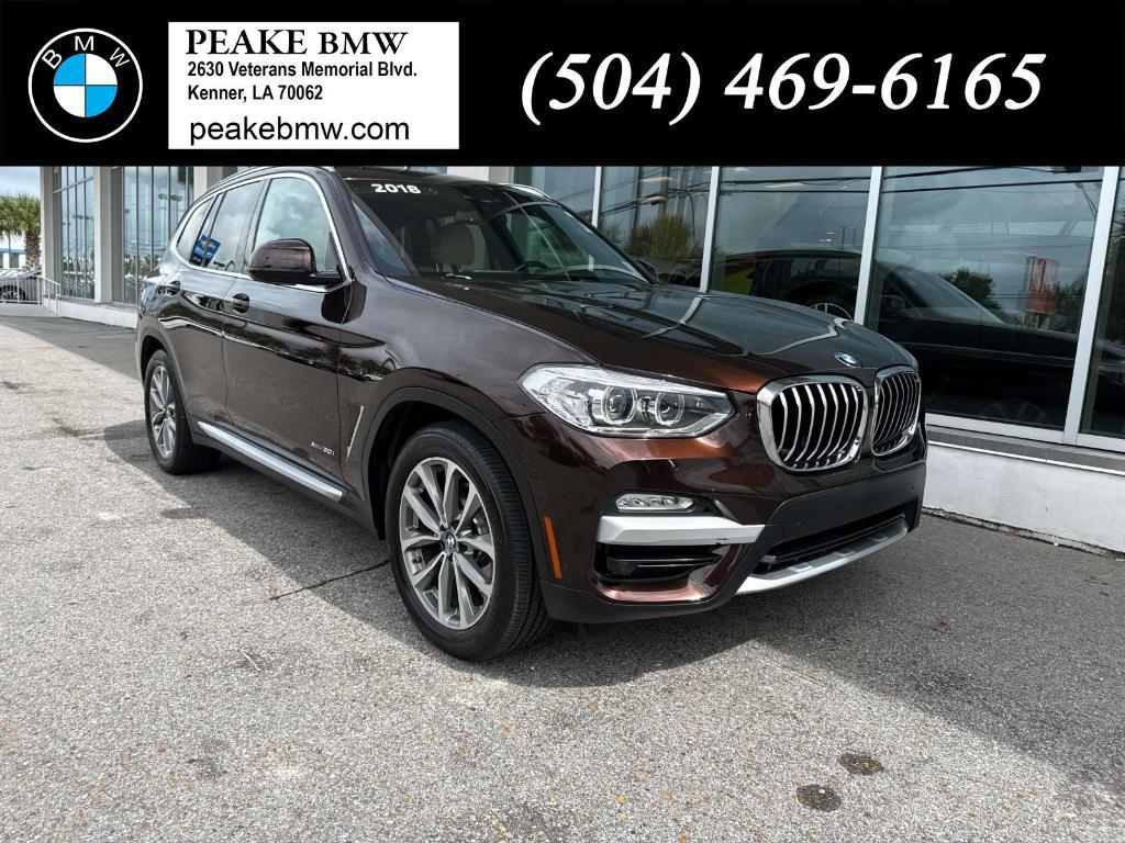 used 2018 BMW X3 car, priced at $18,528