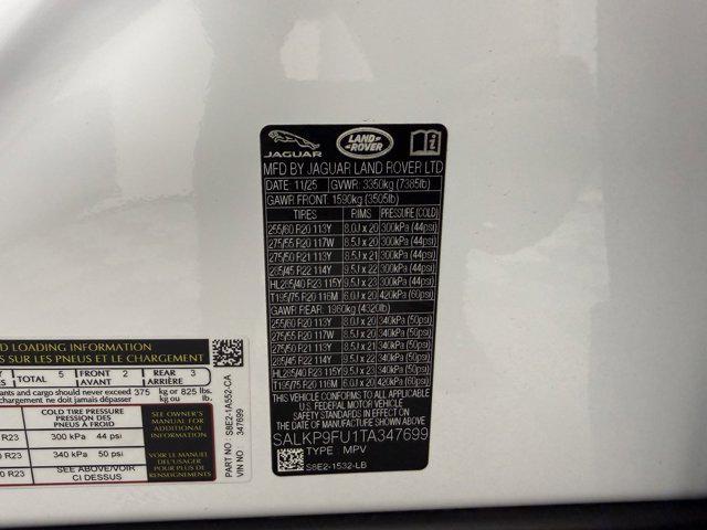 new 2026 Land Rover Range Rover car, priced at $140,257
