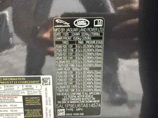 new 2026 Land Rover Range Rover Sport car, priced at $96,101