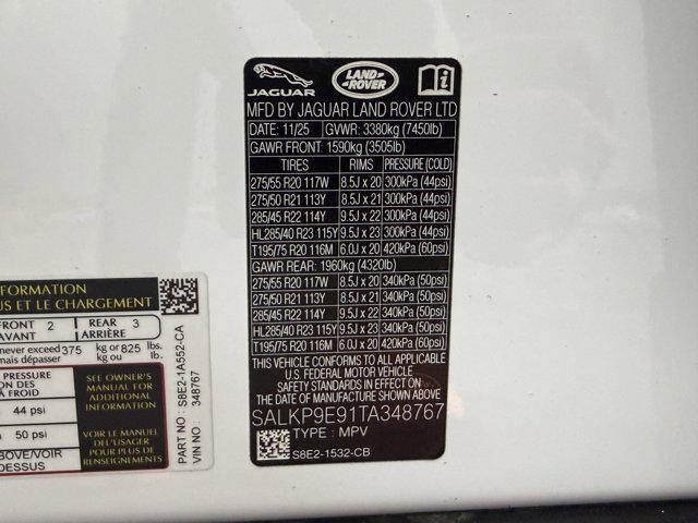 new 2026 Land Rover Range Rover car, priced at $151,311