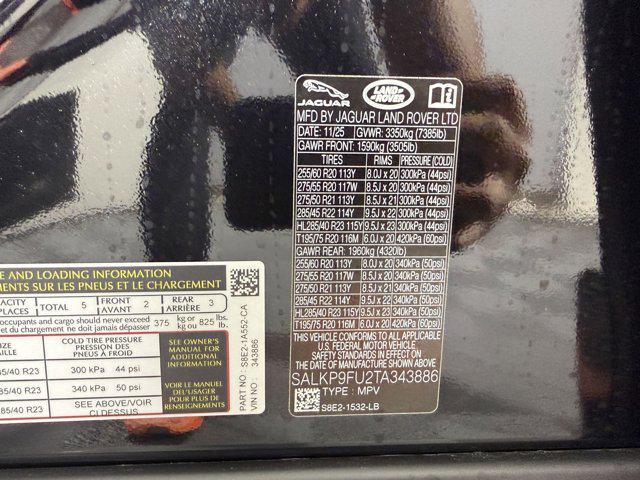 new 2026 Land Rover Range Rover car, priced at $130,331