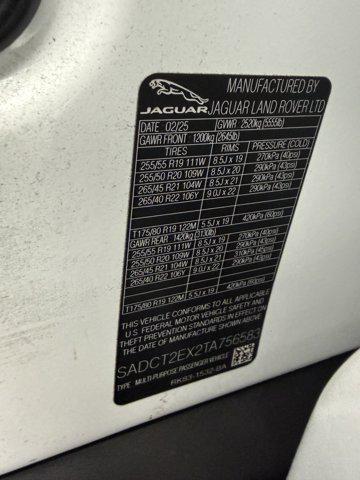 used 2026 Jaguar F-PACE car, priced at $52,994