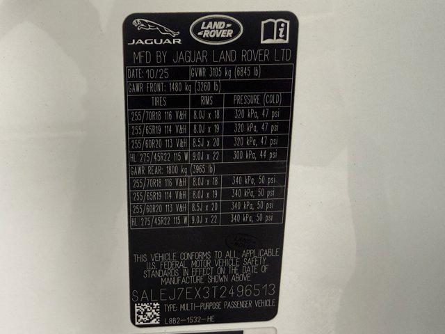 new 2026 Land Rover Defender car, priced at $78,661