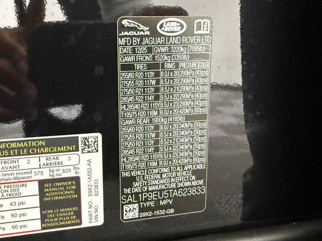 new 2026 Land Rover Range Rover Sport car, priced at $95,421