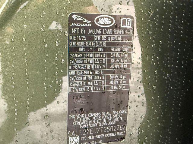 new 2026 Land Rover Defender car, priced at $88,781