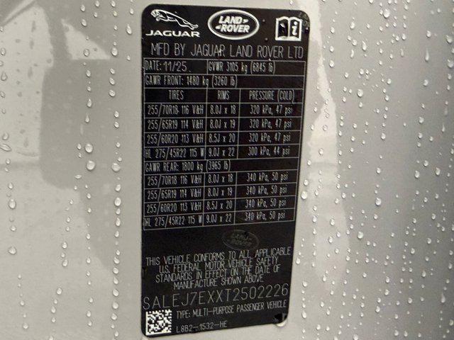 new 2026 Land Rover Defender car, priced at $74,321