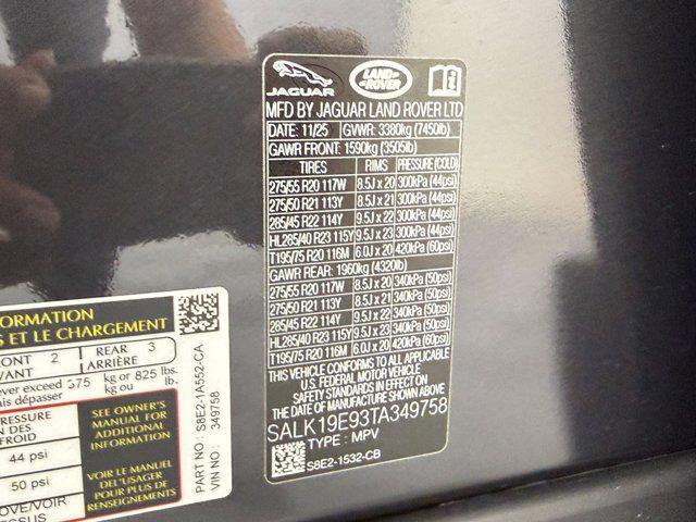 new 2026 Land Rover Range Rover car, priced at $184,031