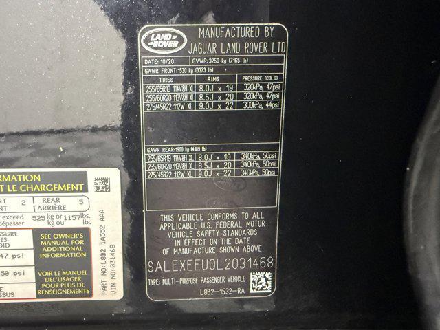 used 2020 Land Rover Defender car, priced at $46,496