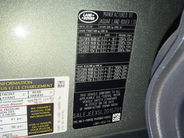 used 2020 Land Rover Defender car, priced at $32,999