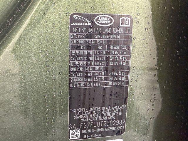 new 2026 Land Rover Defender car, priced at $88,421