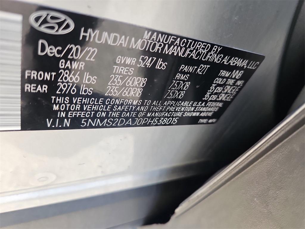 used 2023 Hyundai Santa Fe car, priced at $20,499