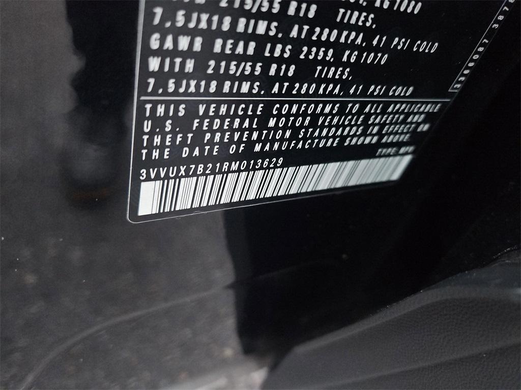 used 2024 Volkswagen Taos car, priced at $20,999