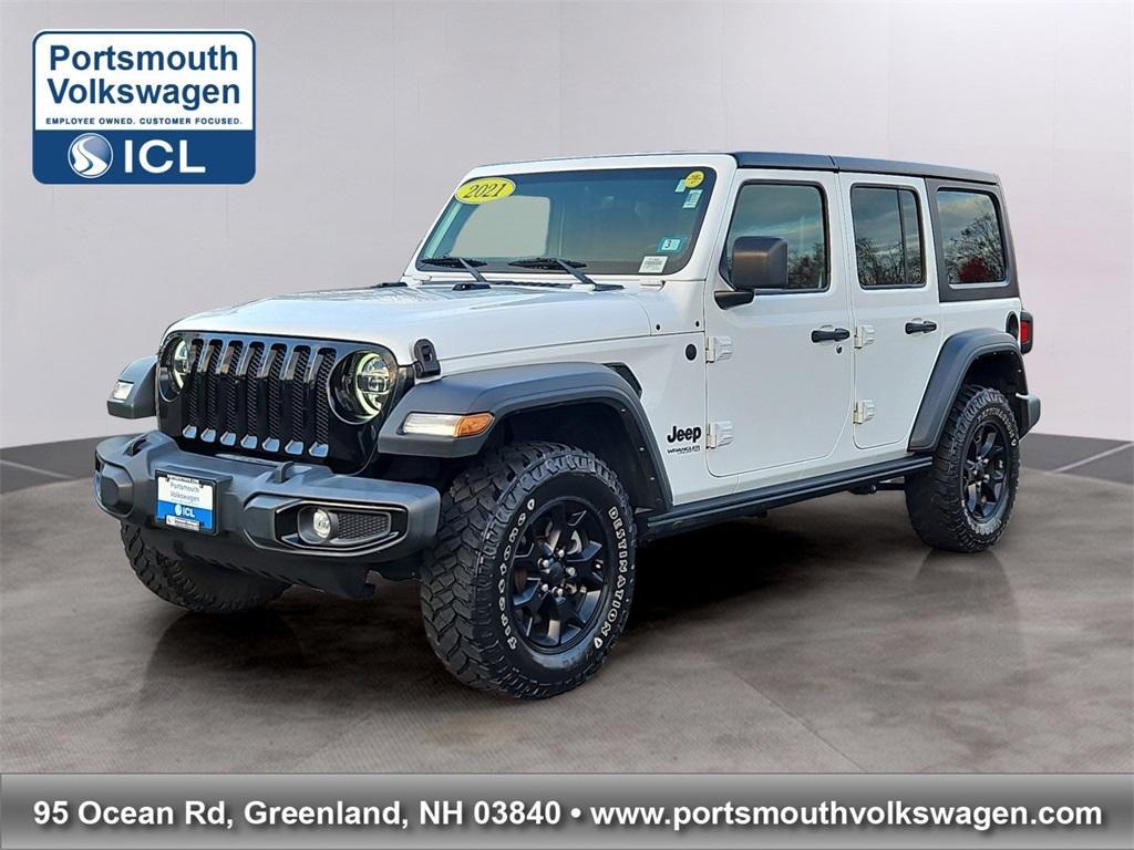 used 2021 Jeep Wrangler Unlimited car, priced at $27,999