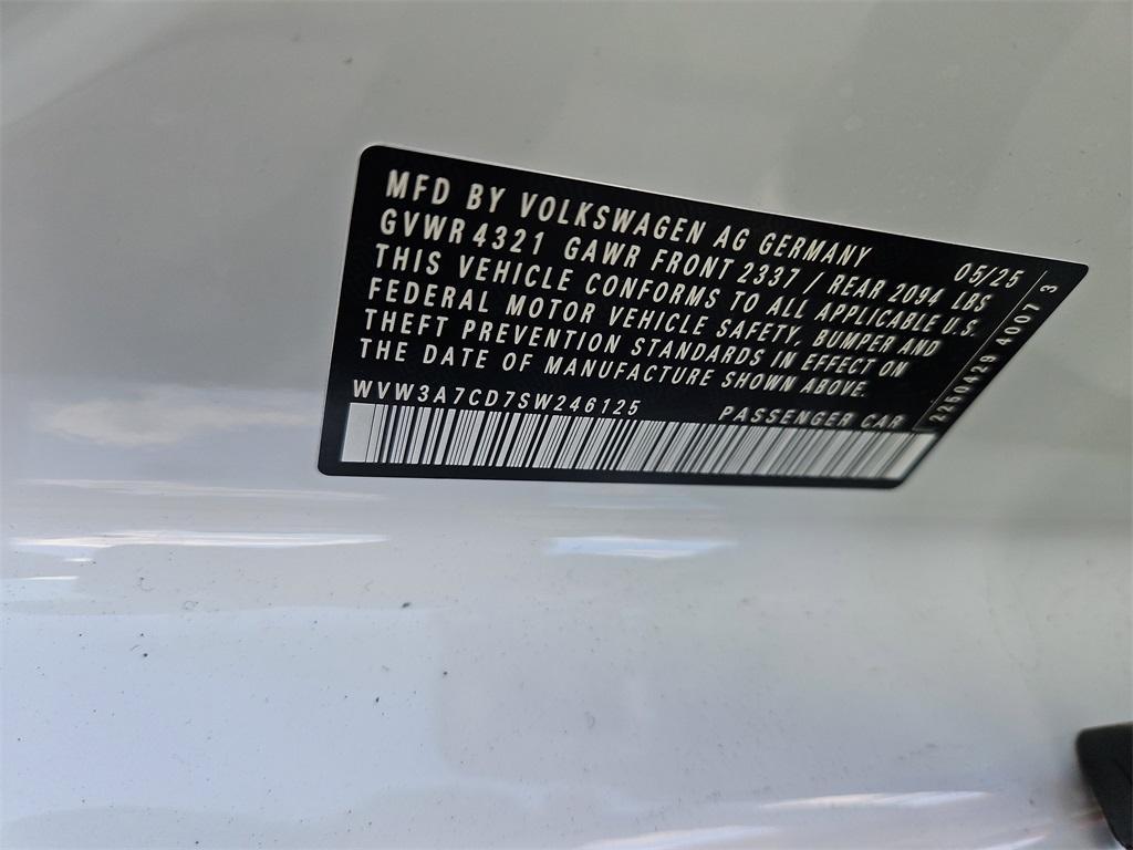 new 2025 Volkswagen Golf GTI car, priced at $39,504