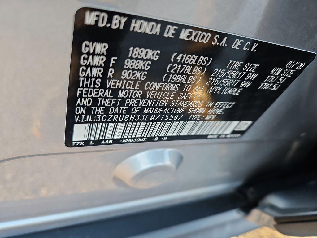 used 2020 Honda HR-V car, priced at $15,999