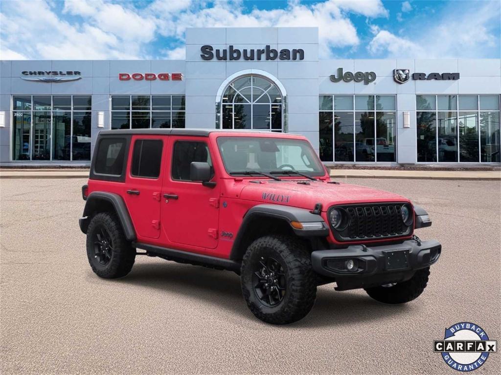 used 2025 Jeep Wrangler 4xe car, priced at $34,990
