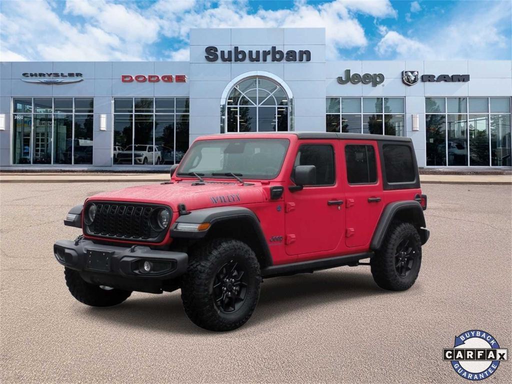 used 2025 Jeep Wrangler 4xe car, priced at $34,990