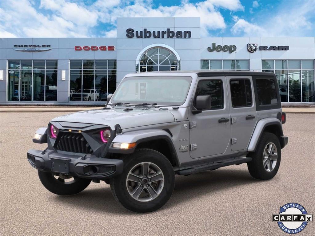 used 2021 Jeep Wrangler Unlimited car, priced at $21,704