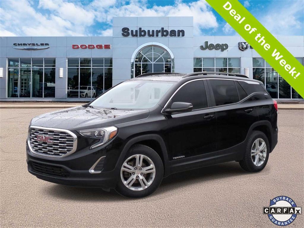 used 2021 GMC Terrain car, priced at $14,526