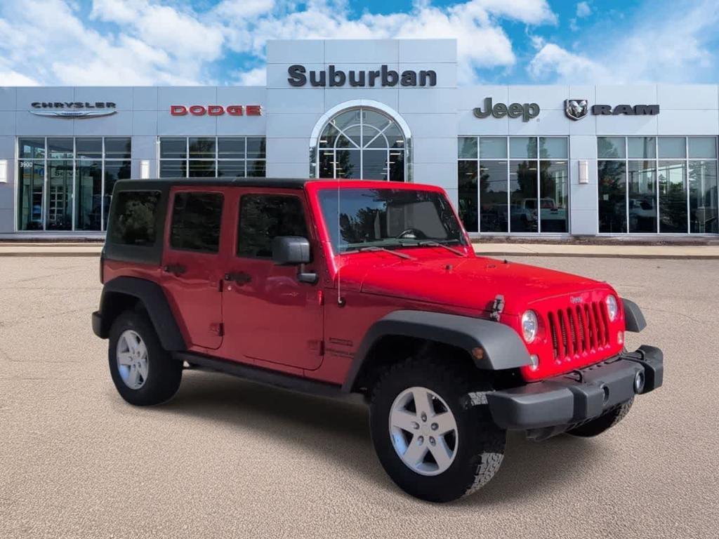 used 2017 Jeep Wrangler Unlimited car, priced at $15,248