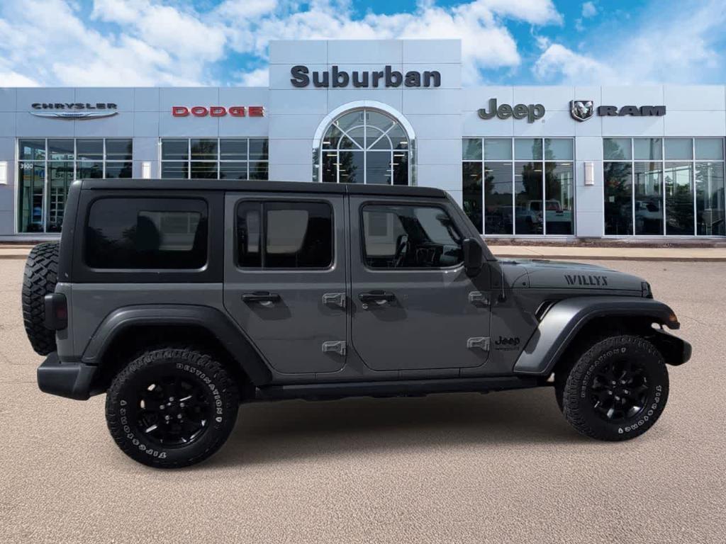 used 2021 Jeep Wrangler Unlimited car, priced at $25,825