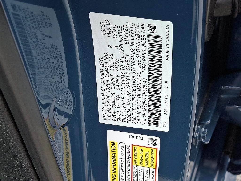 new 2026 Honda Civic car, priced at $28,031