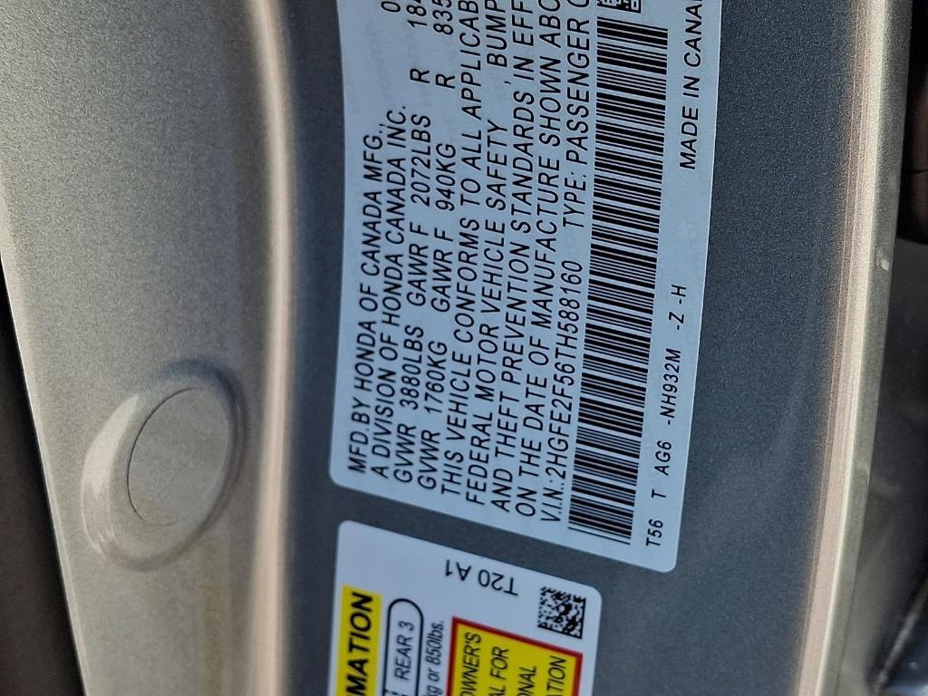 new 2026 Honda Civic car, priced at $27,126