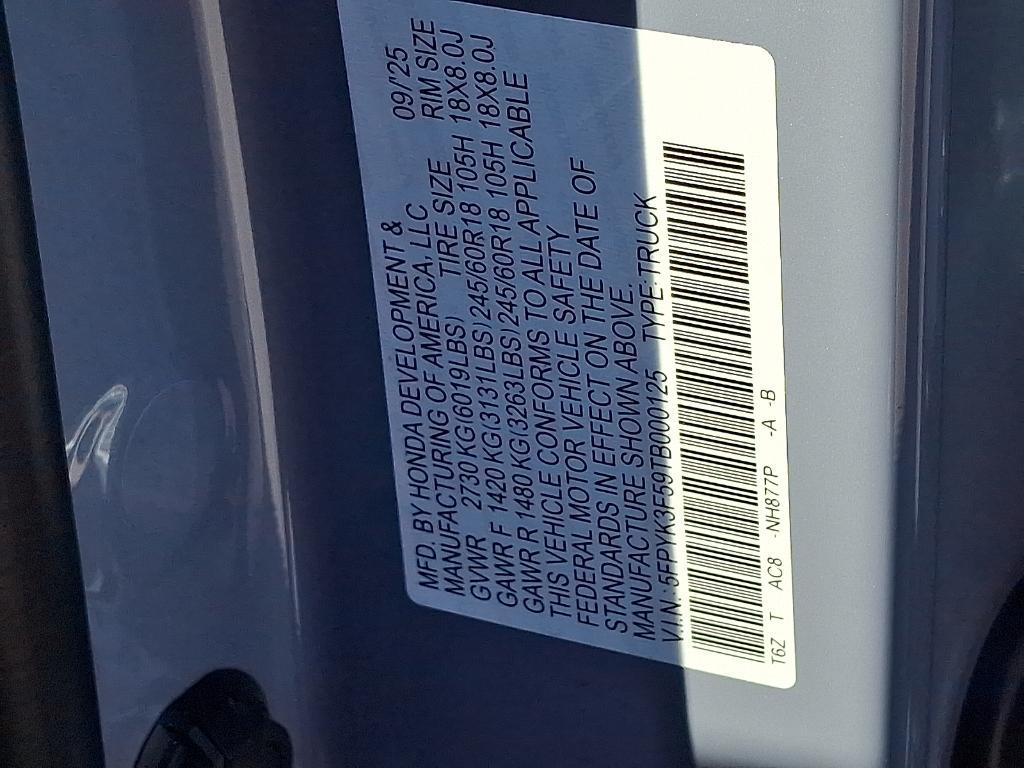 new 2026 Honda Ridgeline car, priced at $43,683