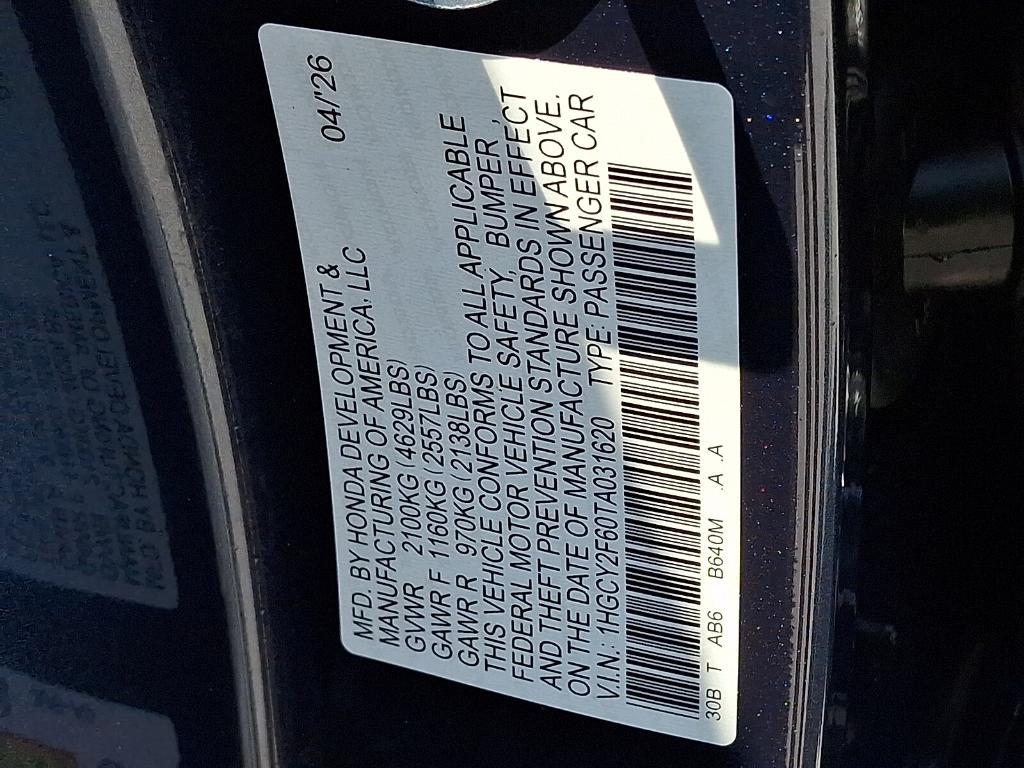 new 2026 Honda Accord Hybrid car, priced at $34,956