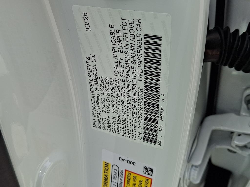 new 2026 Honda Accord Hybrid car, priced at $35,387