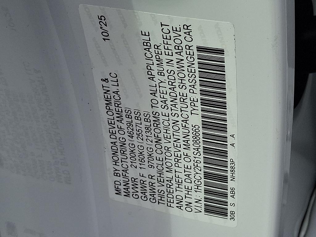 new 2025 Honda Accord Hybrid car, priced at $35,806