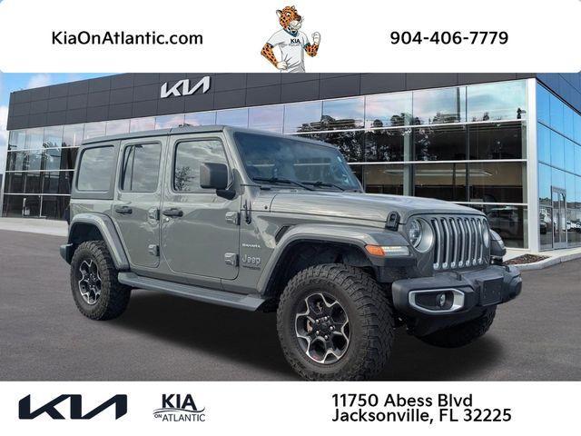 used 2021 Jeep Wrangler Unlimited car, priced at $29,427