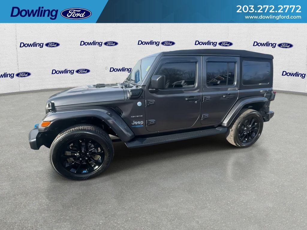 used 2022 Jeep Wrangler Unlimited 4xe car, priced at $28,685
