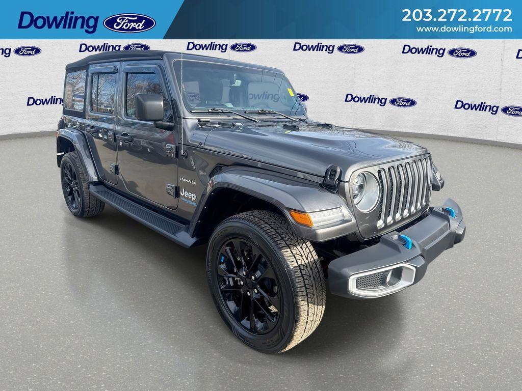 used 2022 Jeep Wrangler Unlimited 4xe car, priced at $28,685