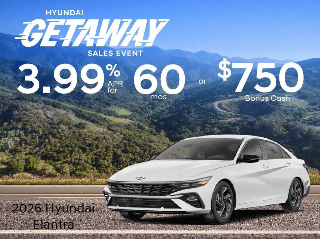 new 2026 Hyundai Elantra car, priced at $26,111