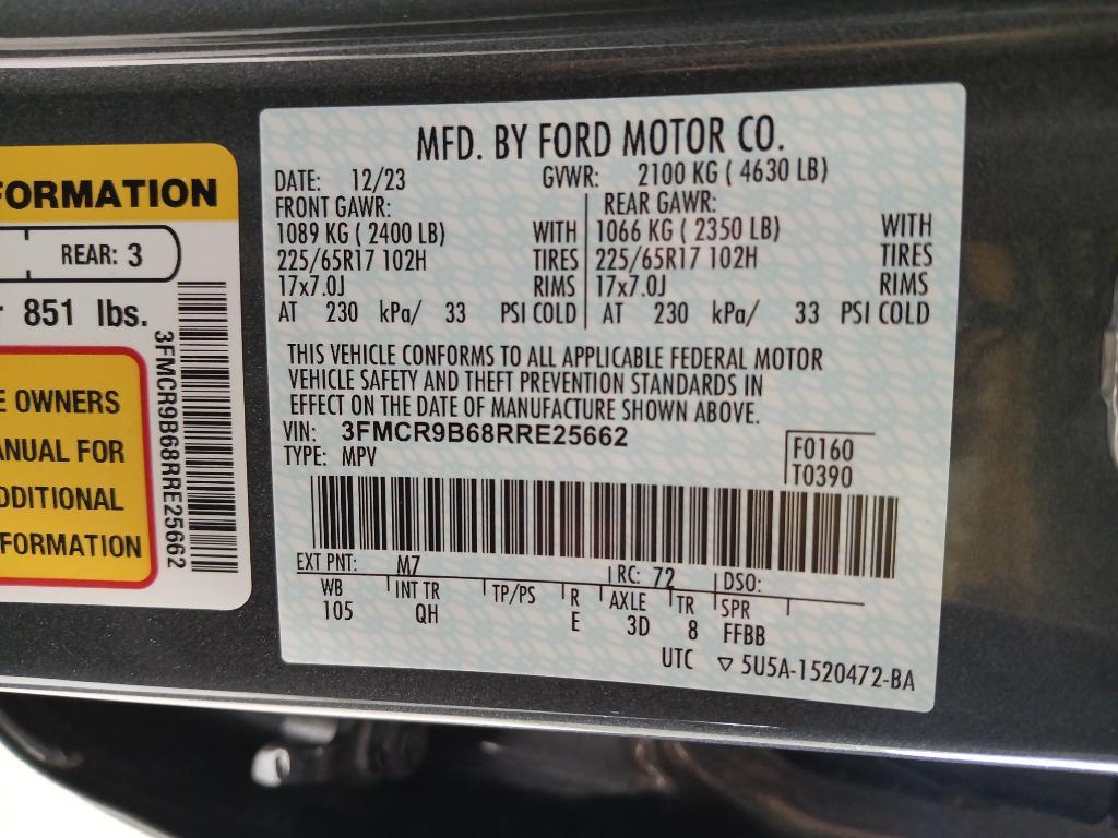 used 2024 Ford Bronco Sport car, priced at $23,100