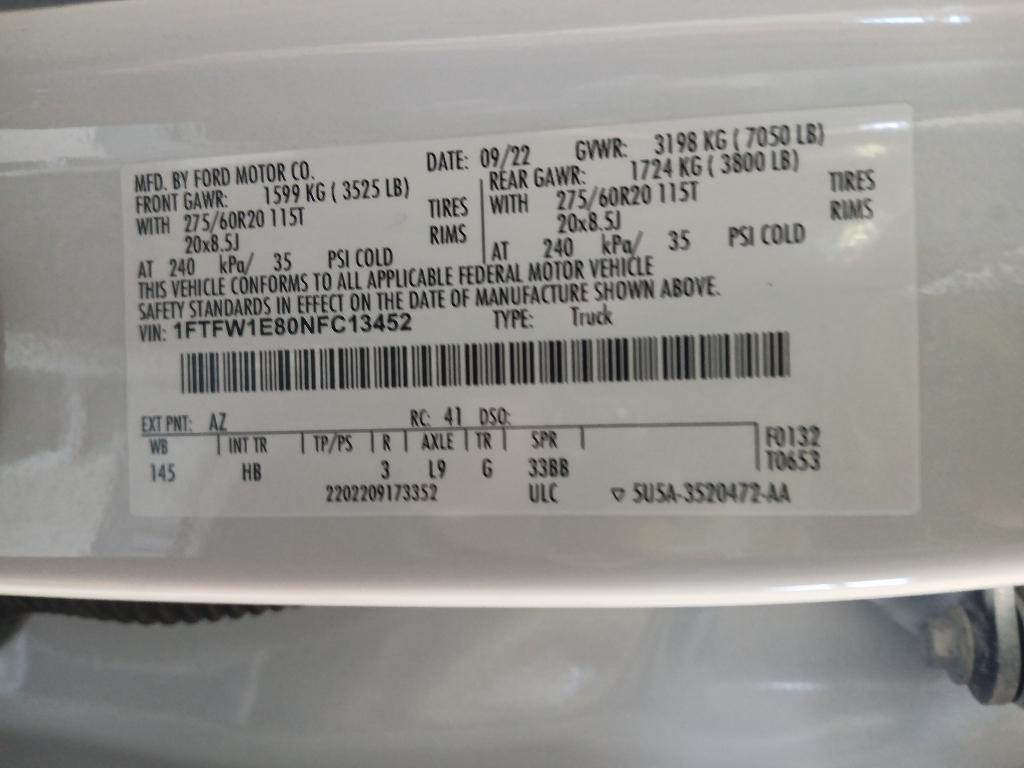 used 2022 Ford F-150 car, priced at $32,780