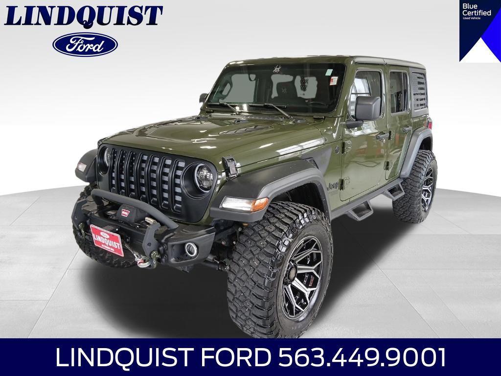 used 2021 Jeep Wrangler Unlimited car, priced at $36,490