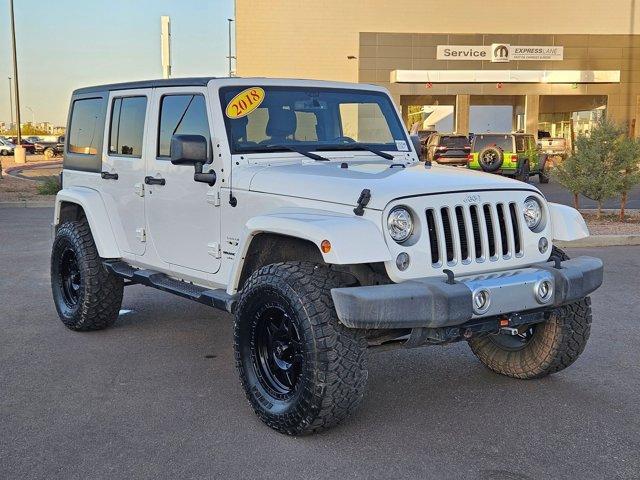 used 2018 Jeep Wrangler JK Unlimited car, priced at $22,000