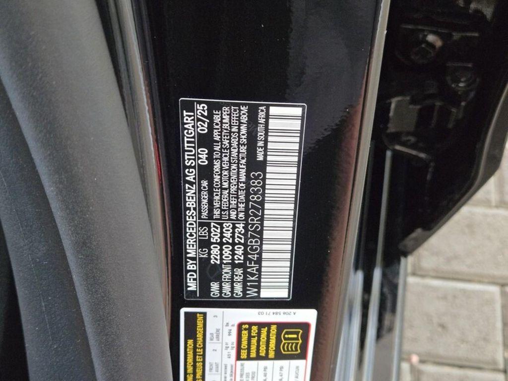 new 2025 Mercedes-Benz C-Class car, priced at $51,830