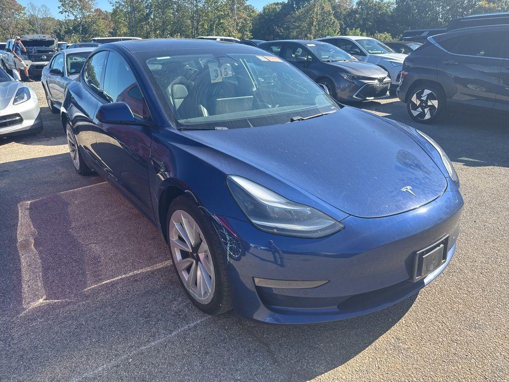 used 2021 Tesla Model 3 car, priced at $22,350