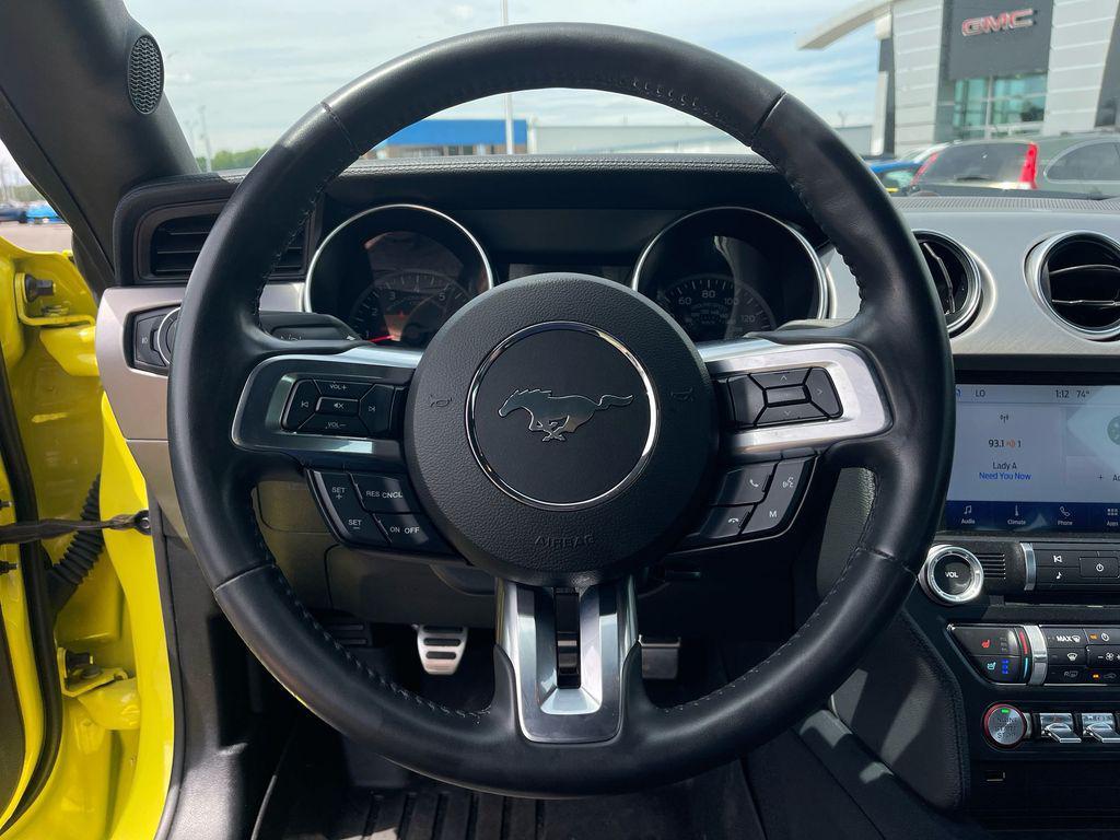 used 2021 Ford Mustang car, priced at $35,500