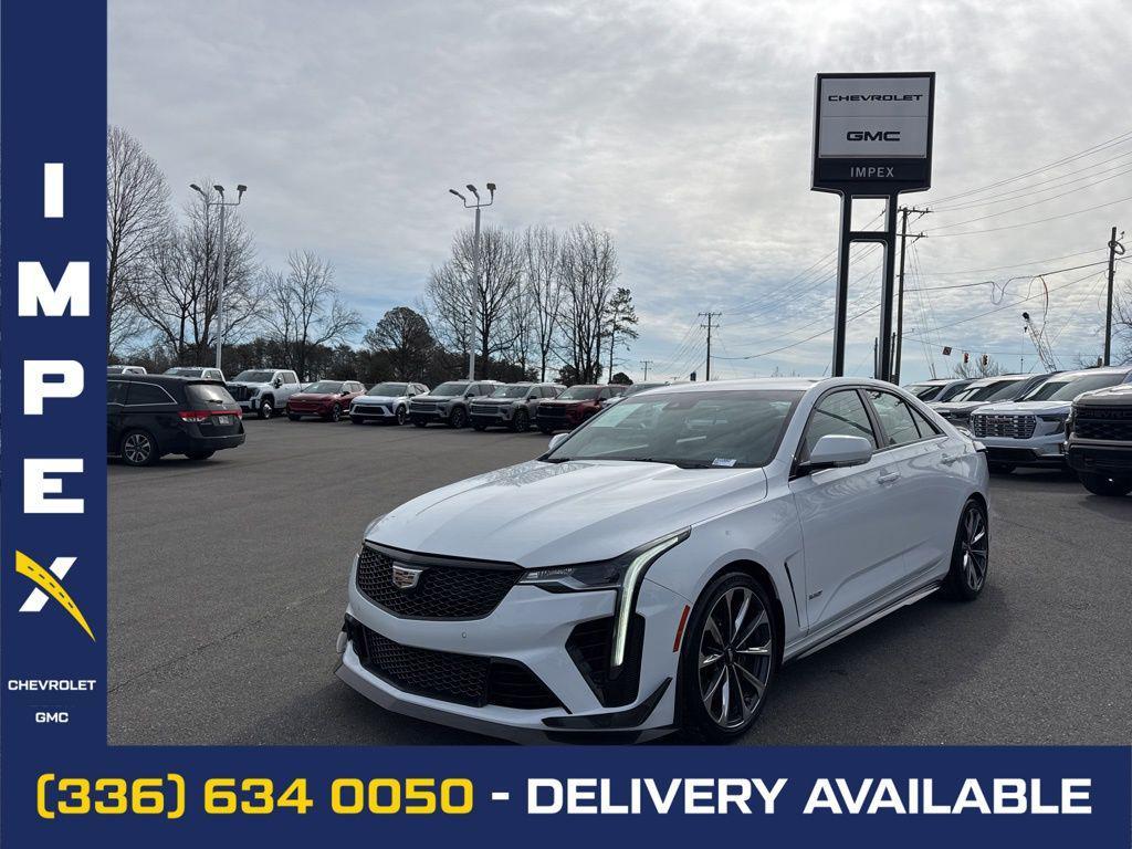 used 2022 Cadillac CT4-V car, priced at $59,200